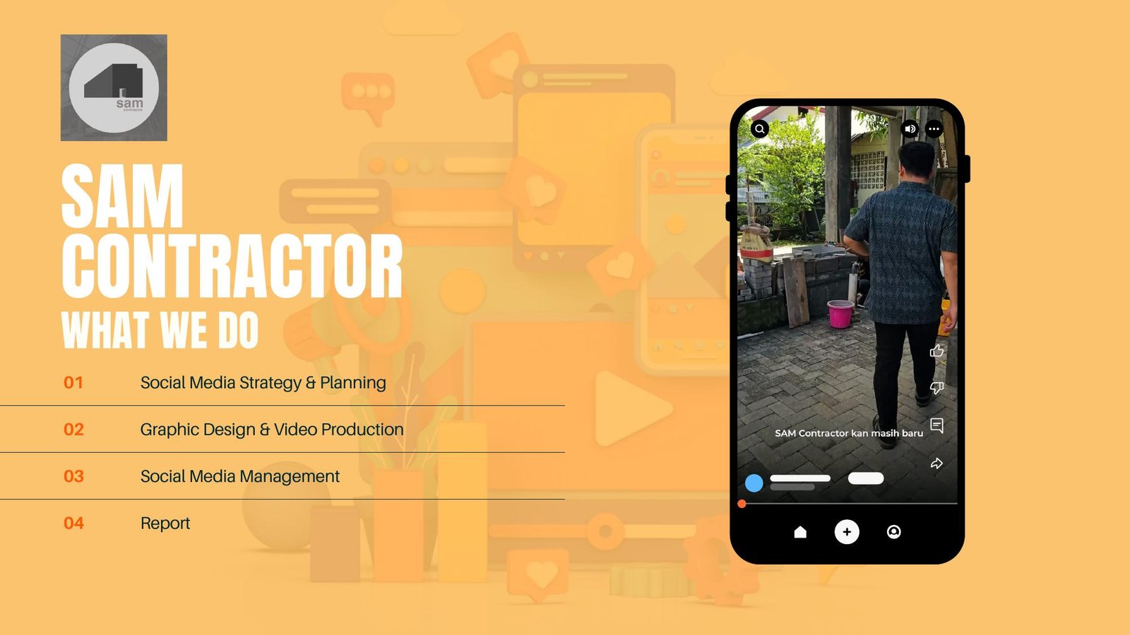 SAM Contractor portfolio case study